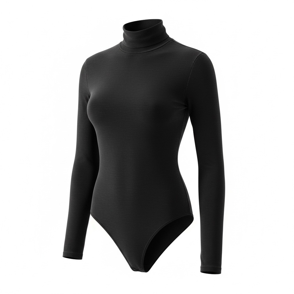 Gabrielle Union Black Long Sleeve Bodysuit SZ XL